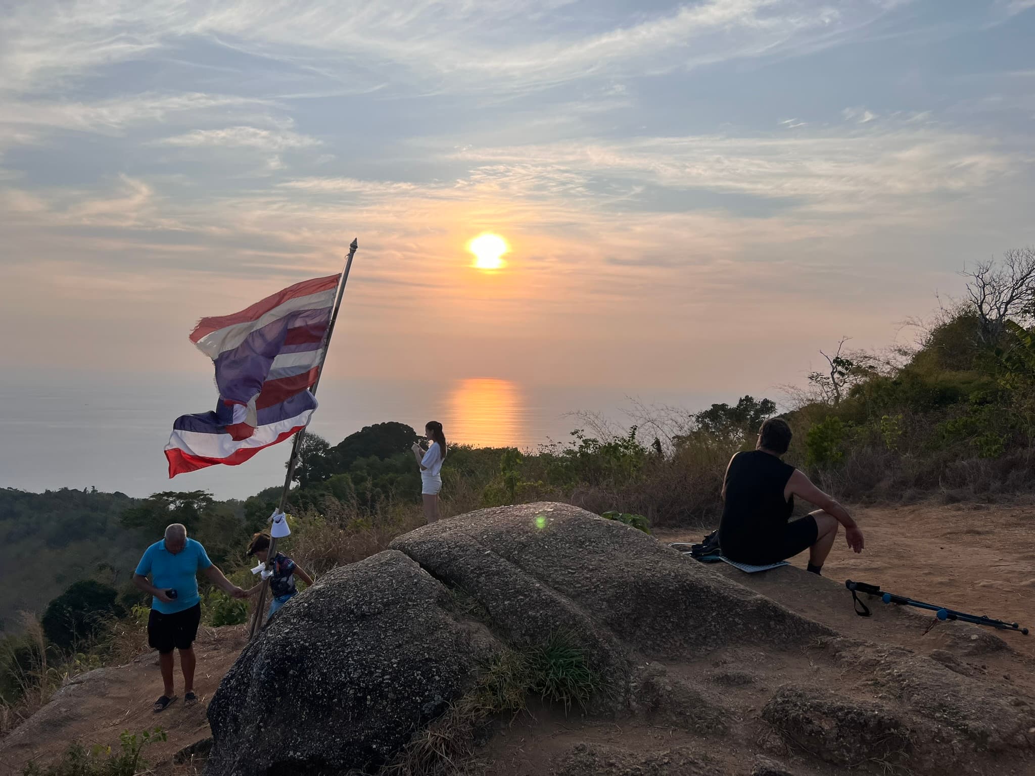 Black Rock Viewpoint Sunset — Phuket